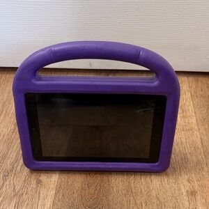 Amazon Tablet with Purple Handle Case Fire 7 inch display 9th generation WiFi